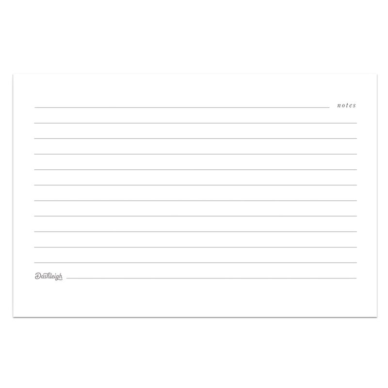 Dashleigh Recipe Card Notepad, 4x6 in, 100 Sheets, Front and Back - Image 2